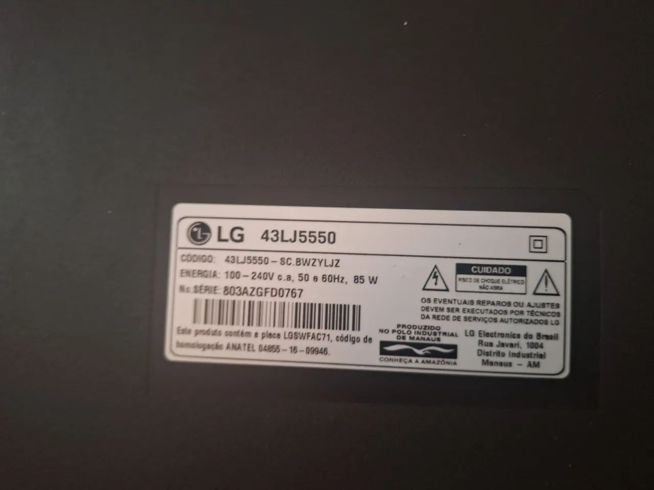Smart TV LG 43 Full HD - LG 43LJ5550 - Foto 3