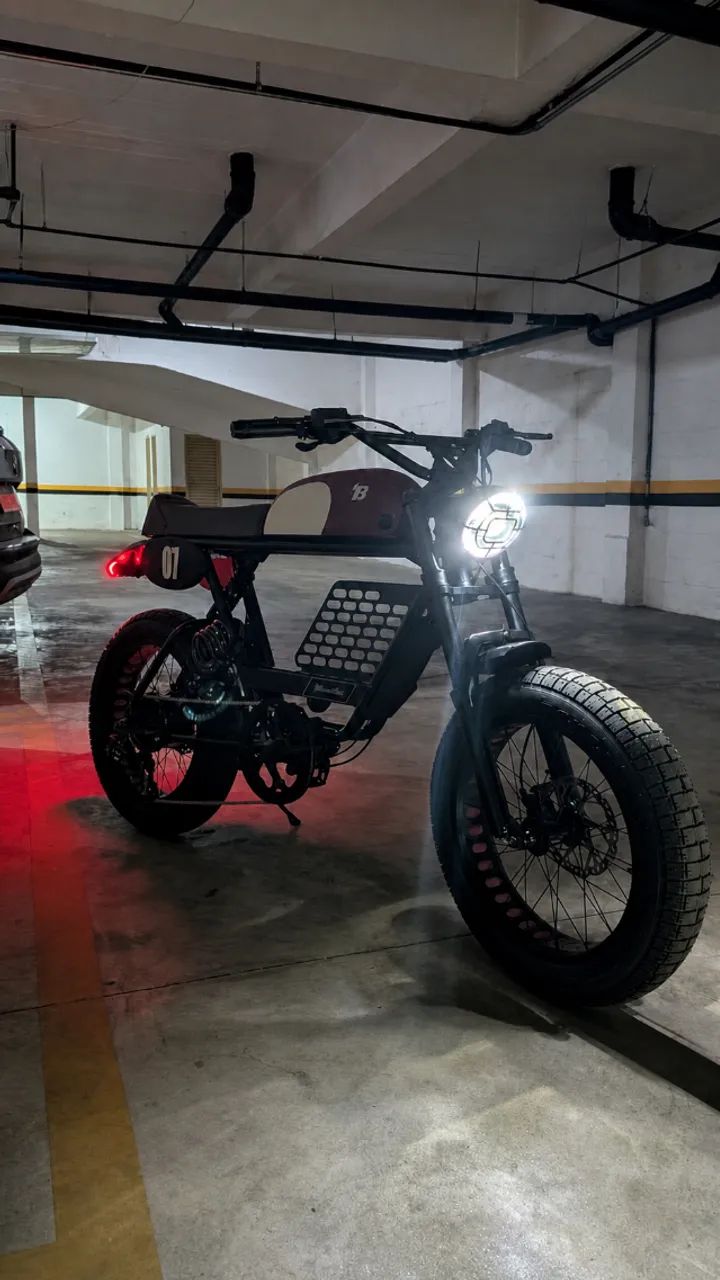 Bicicleta elétrica estilo café racer - Foto 4