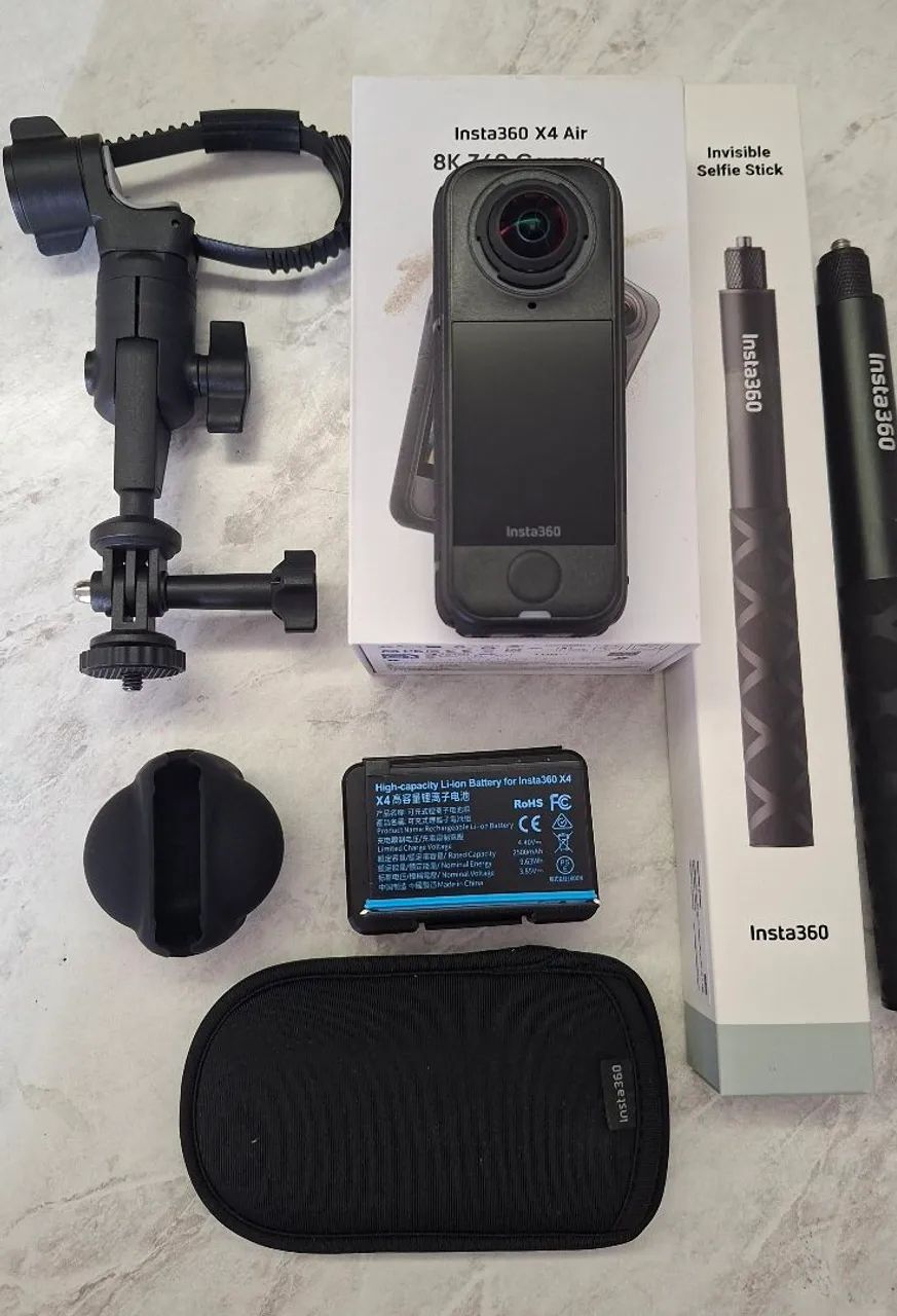Camera Insta 360 x4 Air Bundle + Acessorios e Bateria Extra - Foto 4