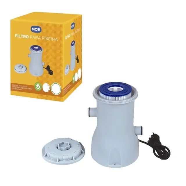 Kit Piscina Inflável MOR 3400 L + Filtro Bomba + 35 EVA- Mor - Foto 2