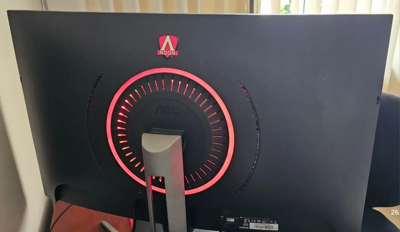 Monitor AOC 32" tela curva trincada  - Foto 3
