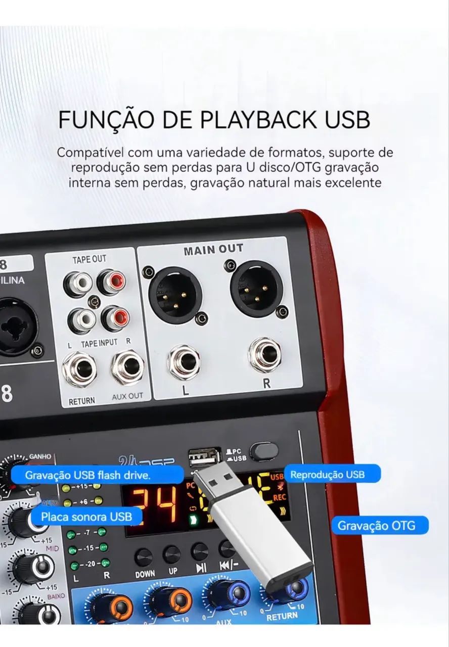 MESA DE ÁUDIO CT12 - VEDO - Foto 4