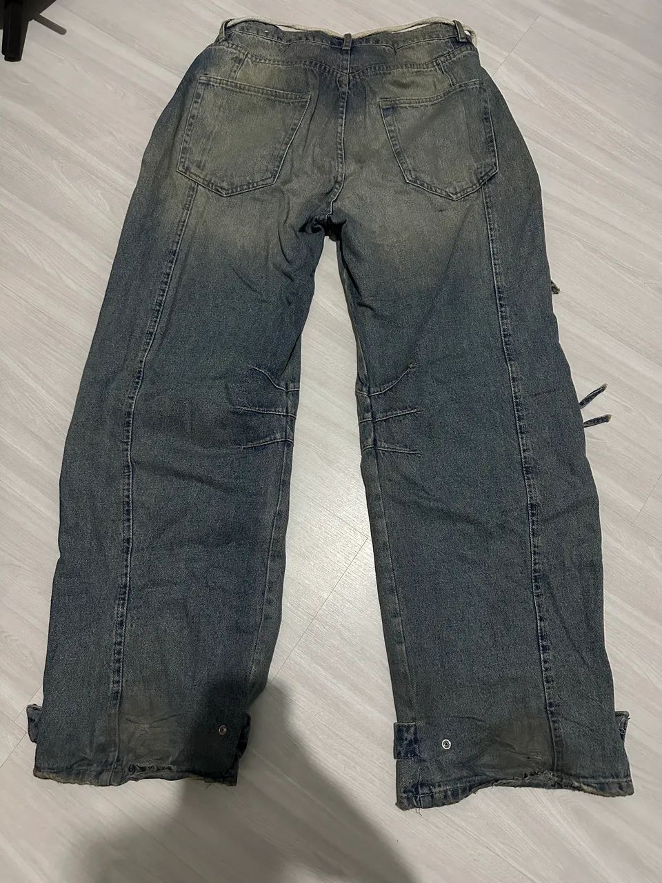 Calça baggy cargo Zara 42 - Foto 4