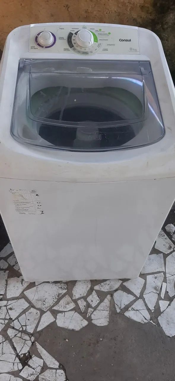 Máquina de lavar Consul 8 kilos na voltagem 110 - Máquinas de