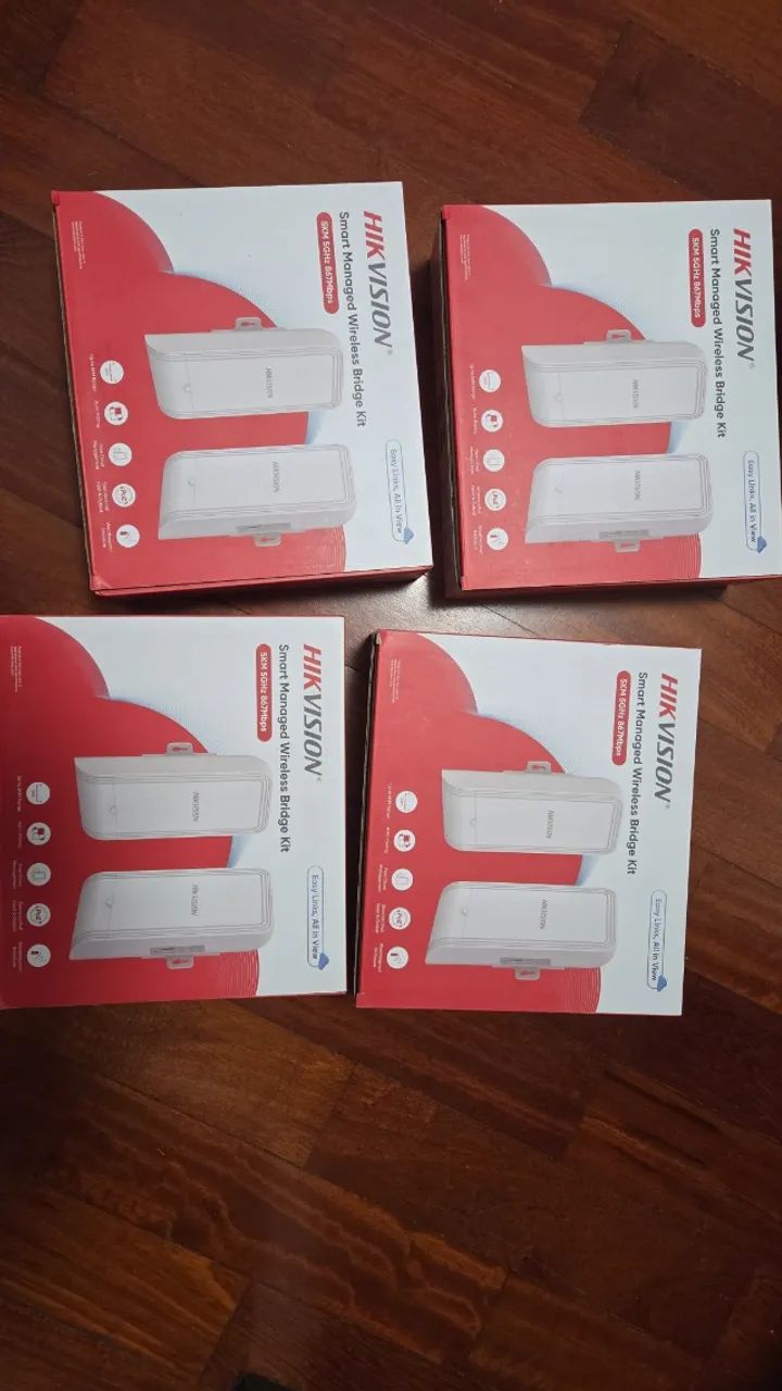 Kit 3x pares de rádios Hikvision DS-3WF02-5AC/D - Foto 4