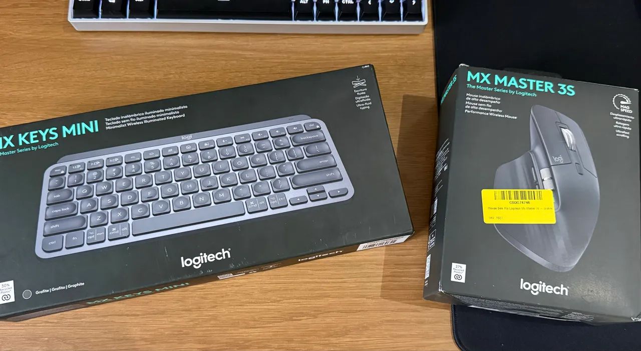 Logicool MX Master 3s　+　MX keys mini　セット Kit Logi MX Master 3s MX Keys Mini - Periféricos e Acessórios de