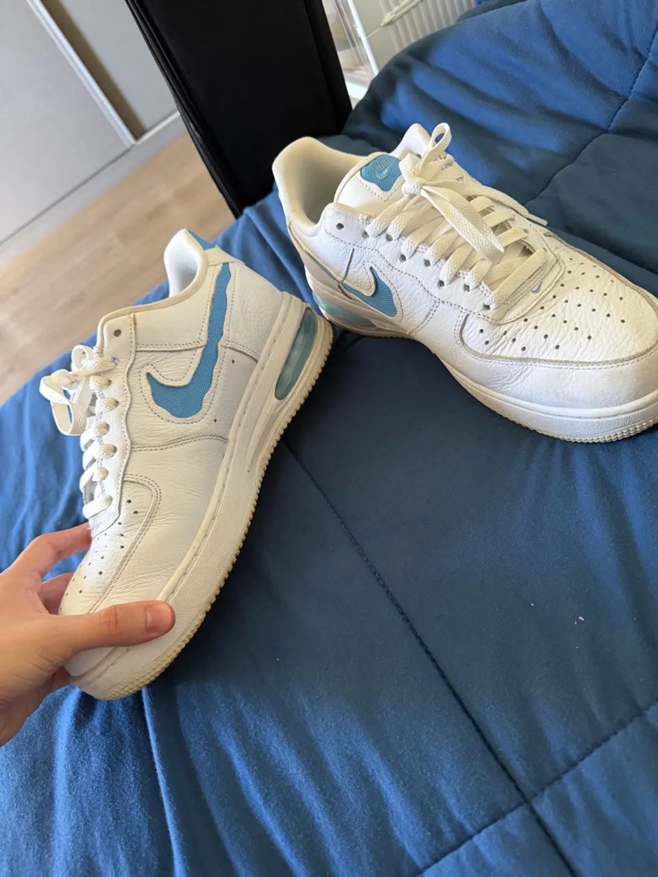 Nike Air Force 1 Low Evo White University Blue - Foto 3