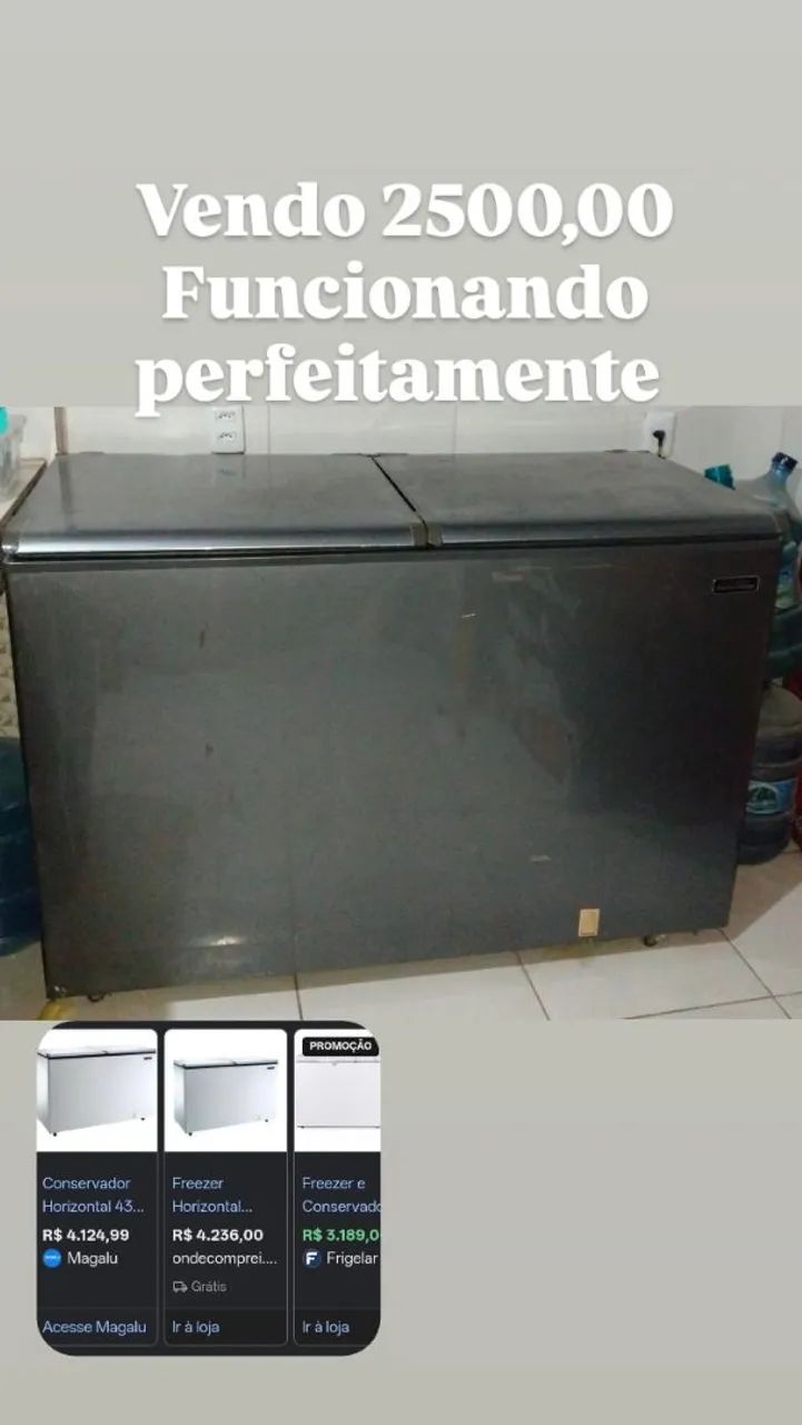 Freezer horizontal 