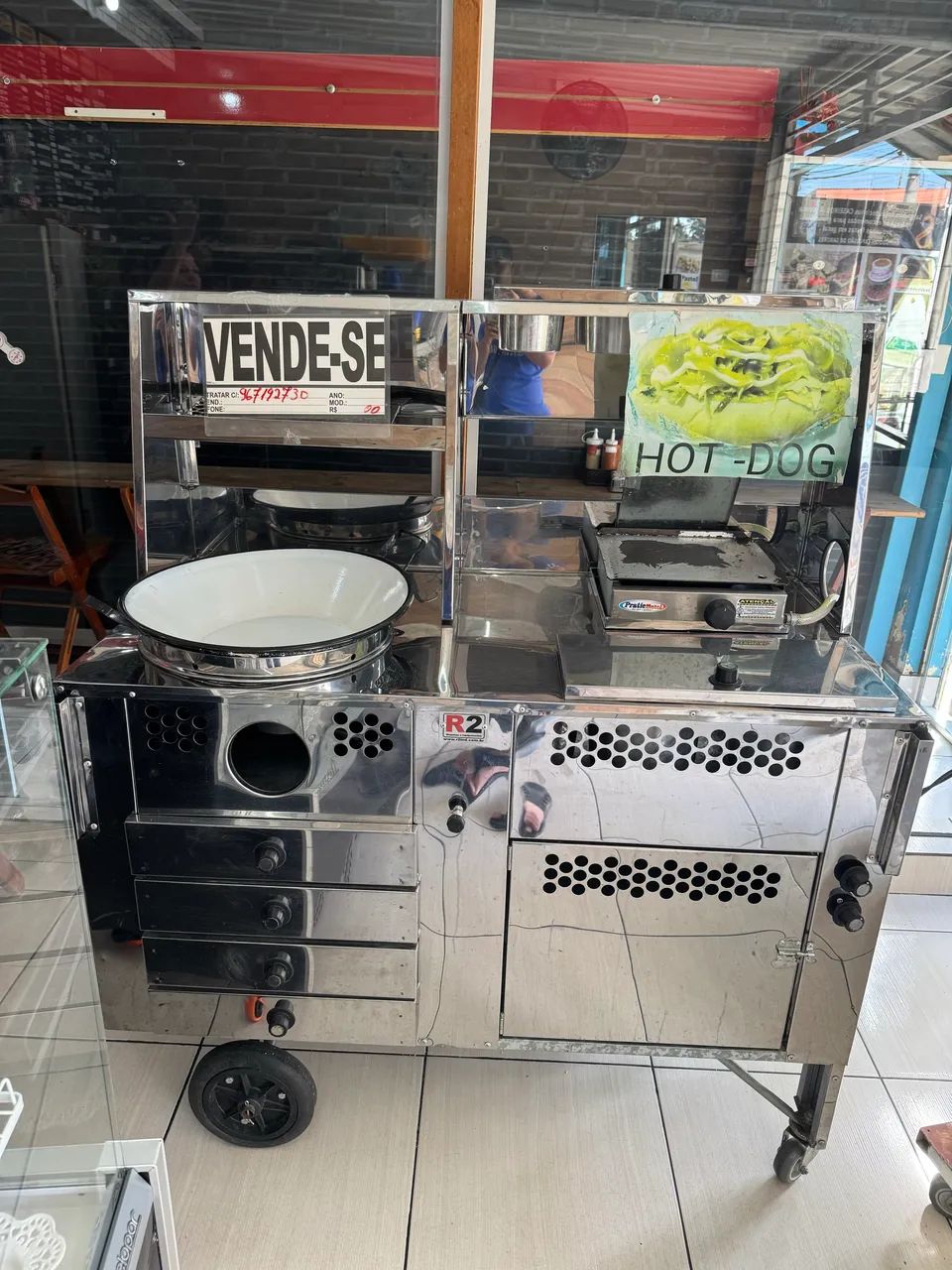 Vende se carrinho de lanche 3 em 1 - Foto 5