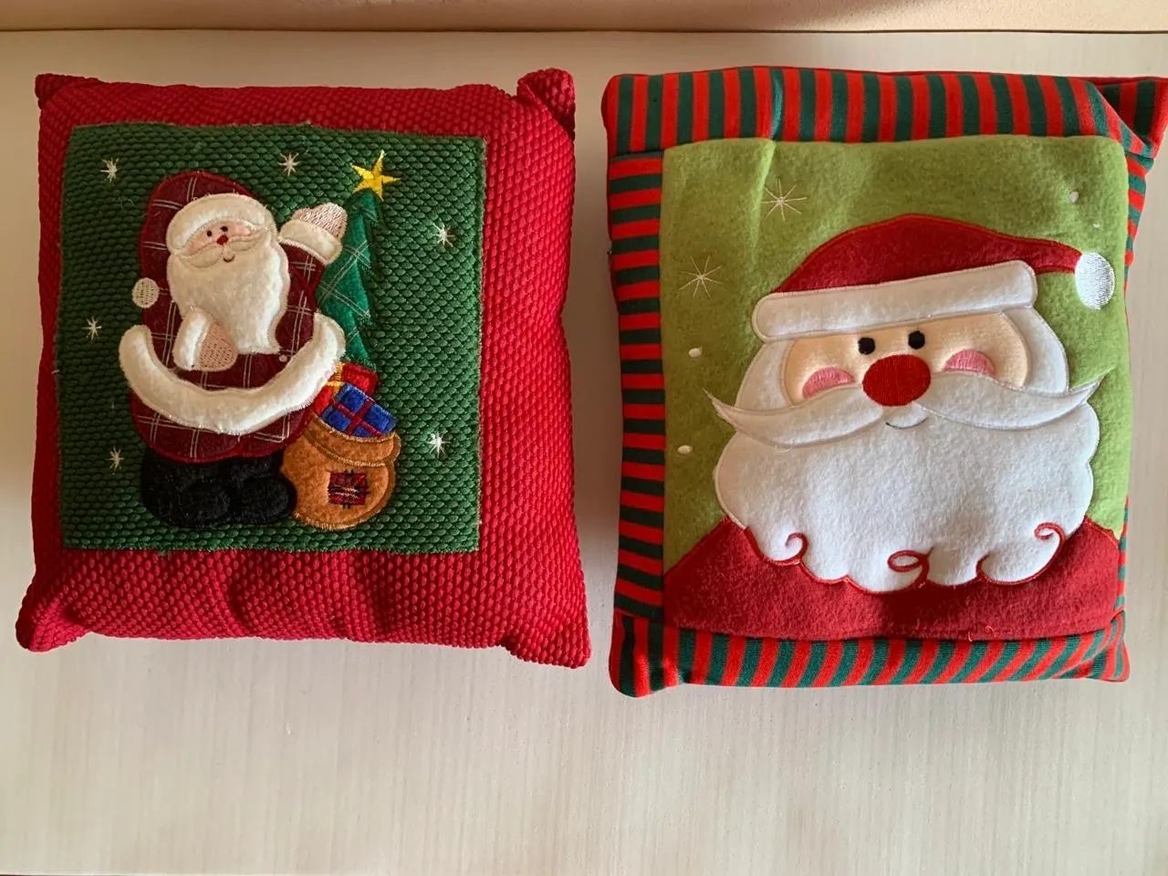 2 almofadas de natal 