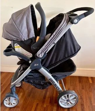Carrinho de Bebê, 3 em 1, KeyFit, Chicco Bravo - Foto 3