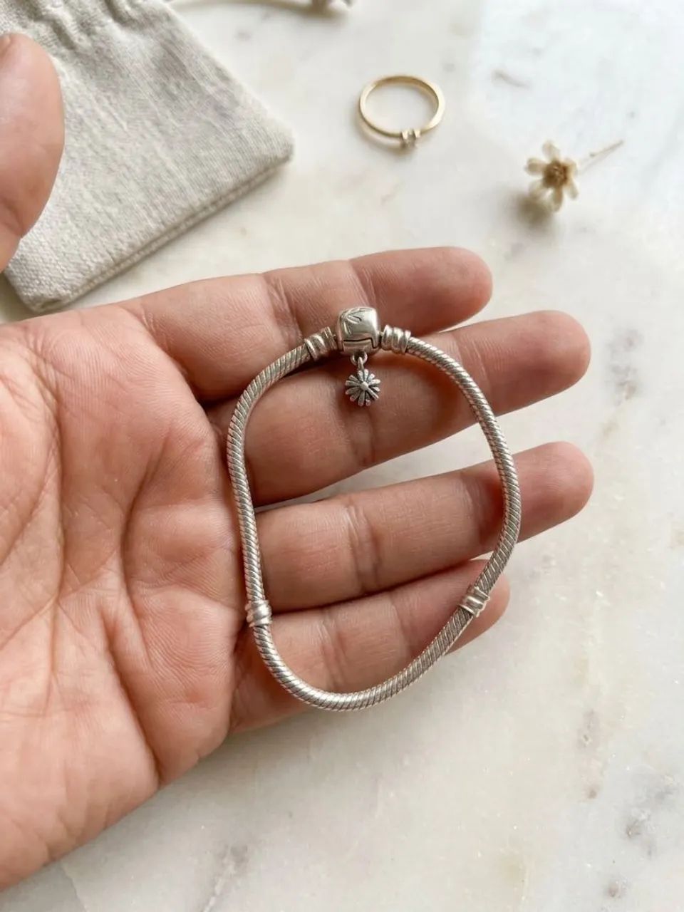 Pulseira Pandora prata, original, do Canadá!