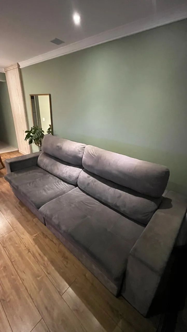 Sofá Retrátil e Reclinável 2,90m - Grande e Confortável - Foto 3