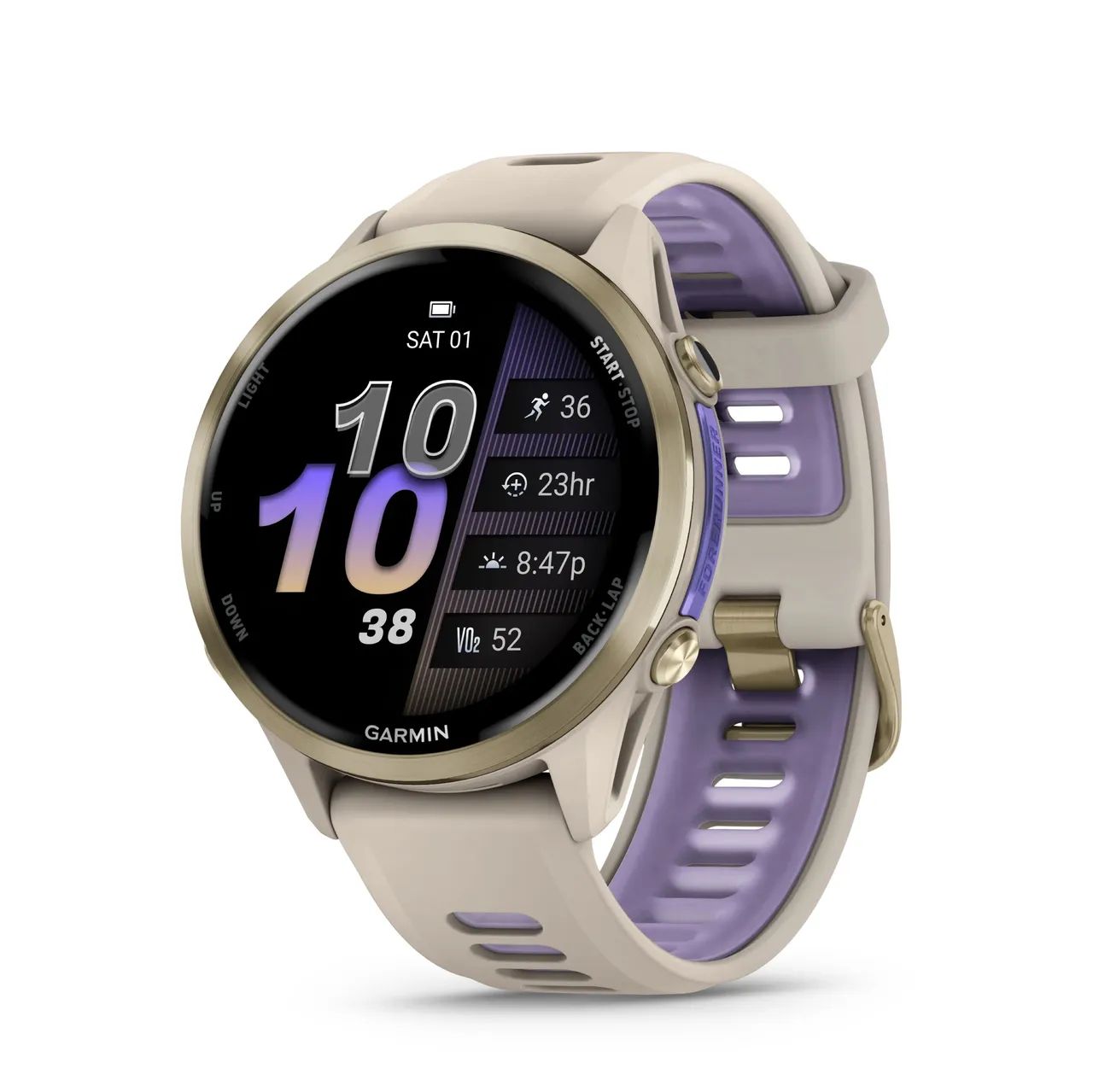 Relógio Garmin 970 dourado  - Foto 2
