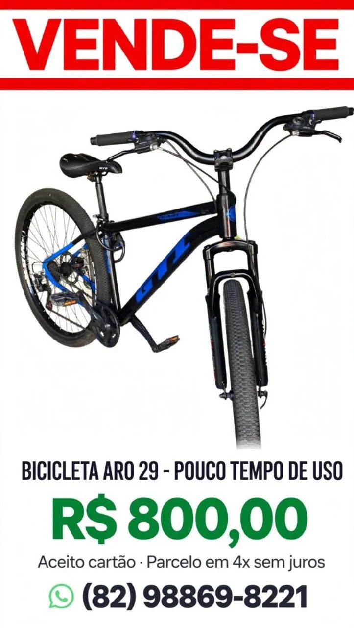 Bicicleta Aro 29 Alumínio 