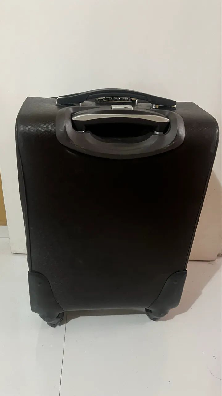 Mala em couro para viagens -10kg(capacidade) - Foto 3