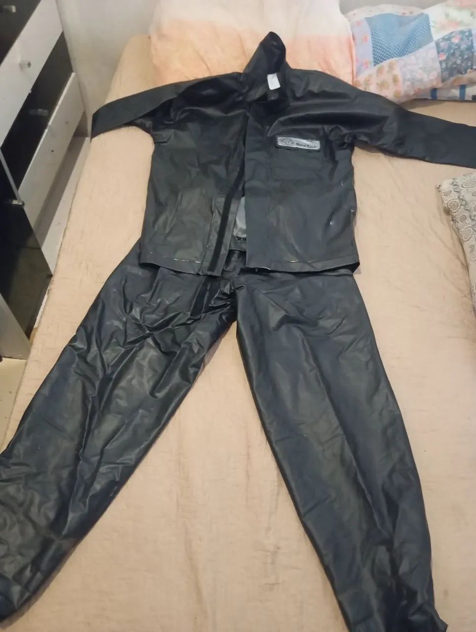 Capa de chuva para motoqueiro 