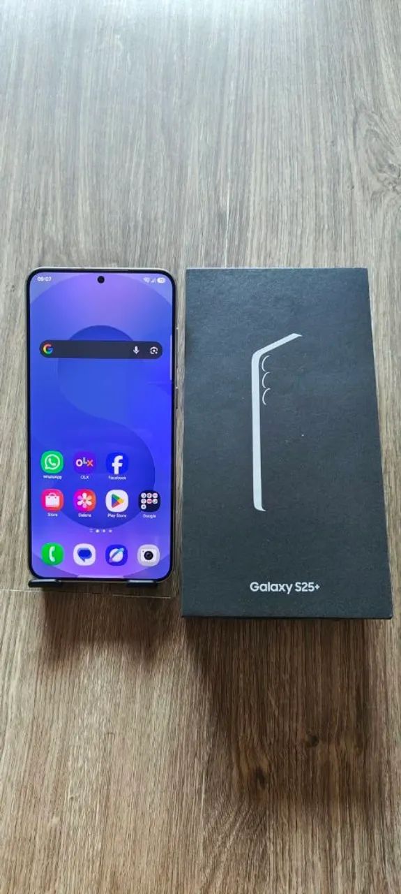 S25 plus 512 GB com caixa e NF completo