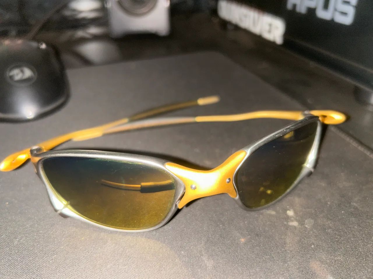 Oakley xx metal double x 24k original numerado - Acessórios