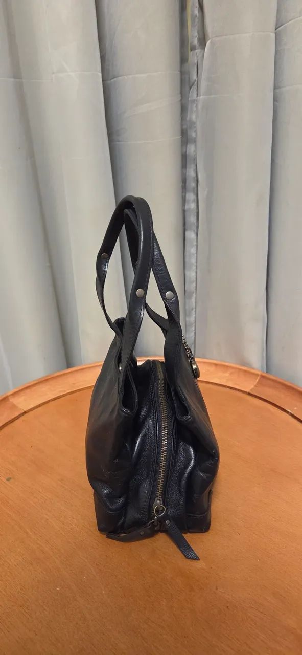 bolsa de couro legitimo birello - Foto 3