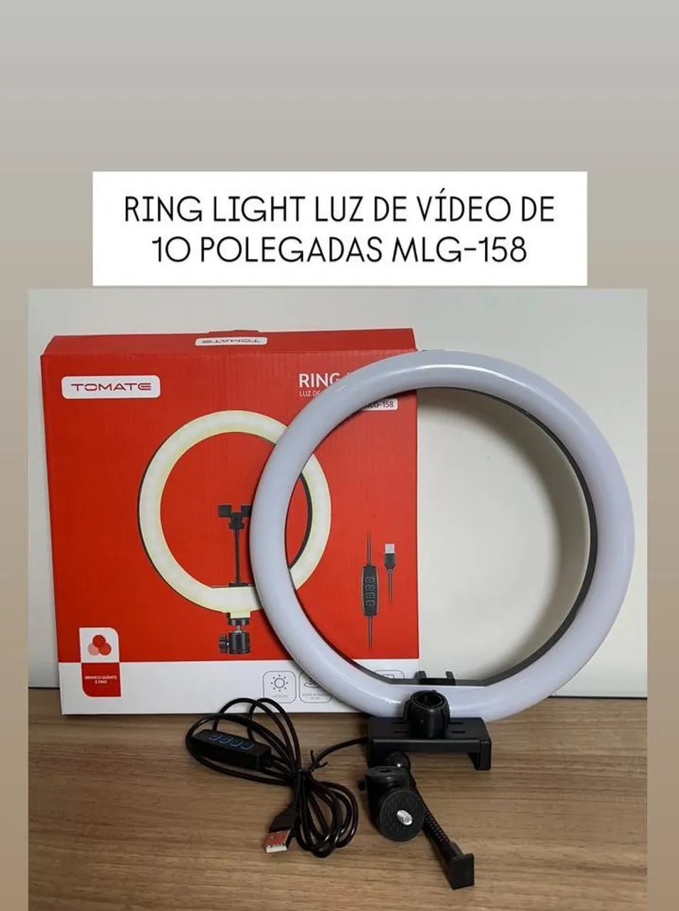 Ring Light 10 polegadas 