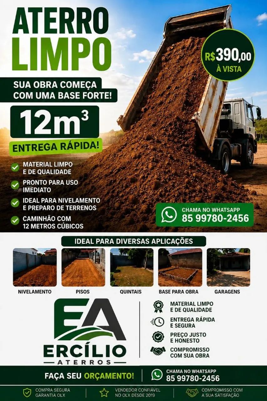 ATERRO LIMPO 12 M. ENTREGA RÁPIDA  - Foto 4