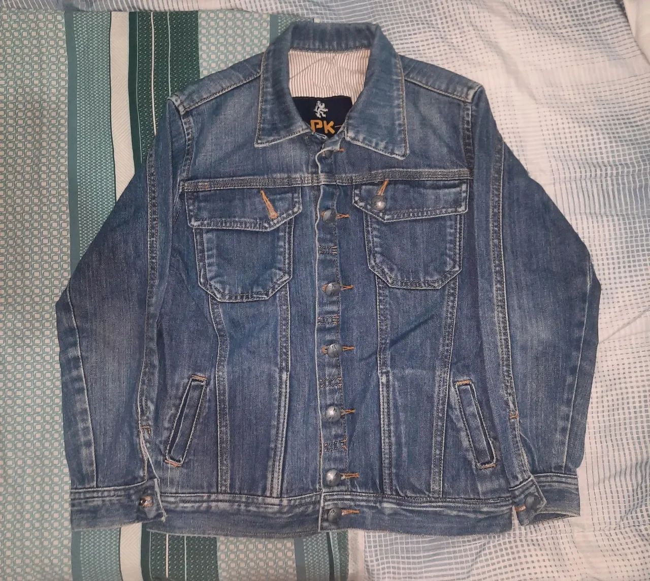 JAQUETA JEANS  MASCULINA  PK - AZUL 