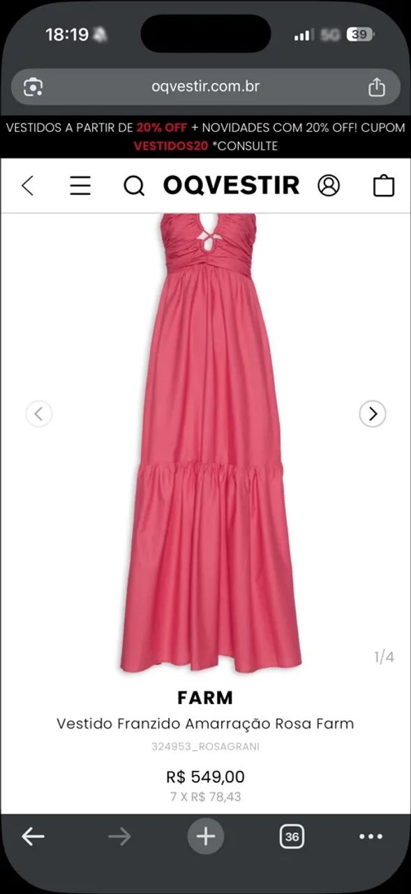 Vestido farm - Foto 2