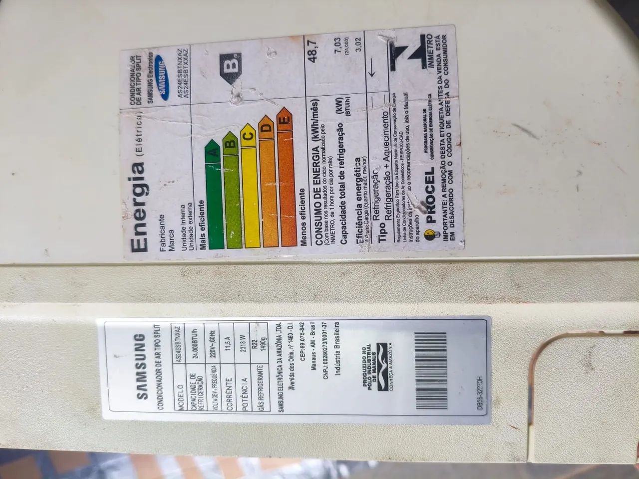 Ar-condicionado Split Samsung 24.000  - Foto 3