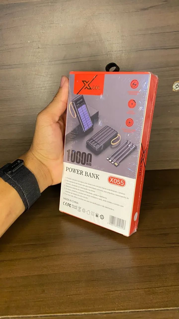 POWER BANK COM PAINEL SOLAR - Foto 2