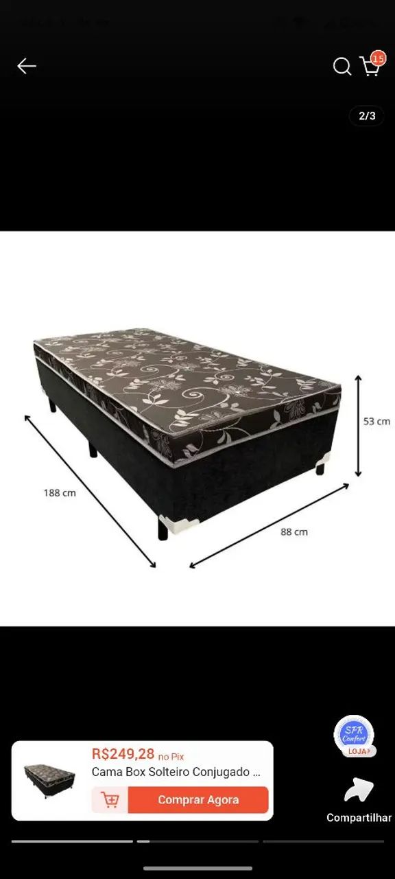 Cama solteiro - Foto 3