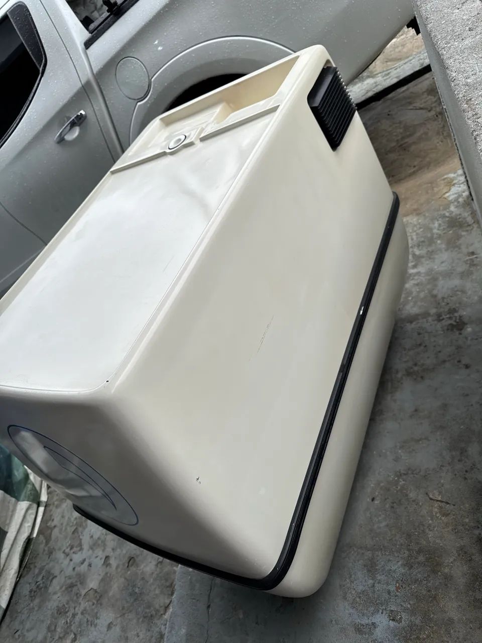 Carrinho de empurrar Todo de Fibra ideal pra Lanche Semi Novo Aceito Cartão  - Foto 6