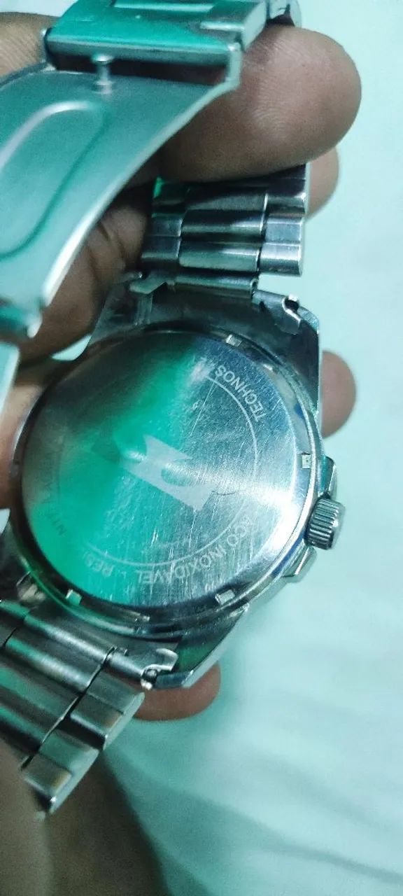 Relógio tecnos pulseira de aço  - Foto 3
