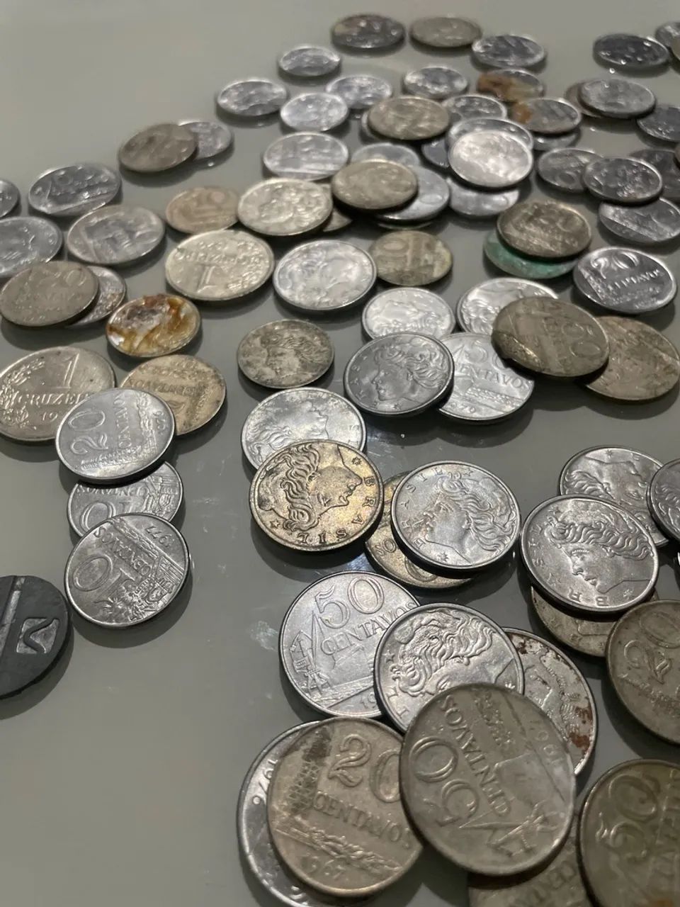 Moedas antigas variadas  - Foto 3