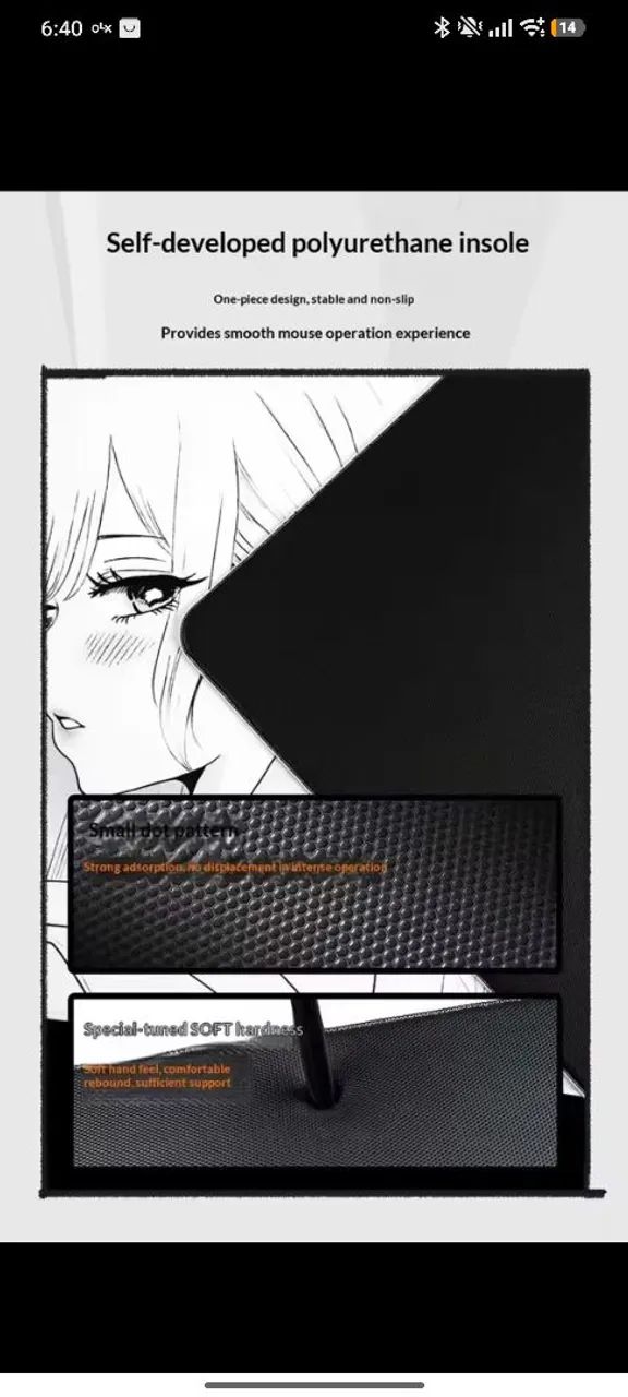 Mousepad ATK steam white base poron - Foto 3
