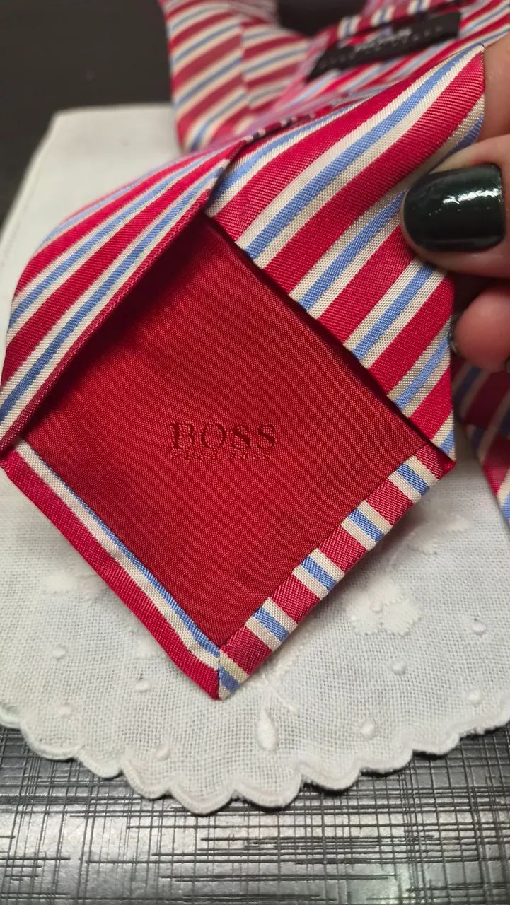 Gravata listrada HUGO BOSS - Foto 5