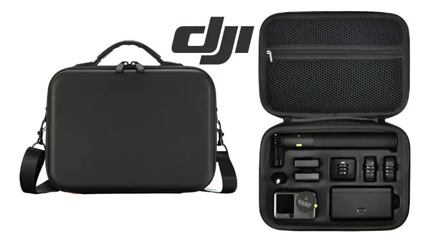 Bolsa Protege Bag Action Cam Dji Osmo Action6 Cabe o Combo Estojo Maletinha Camera de Ação