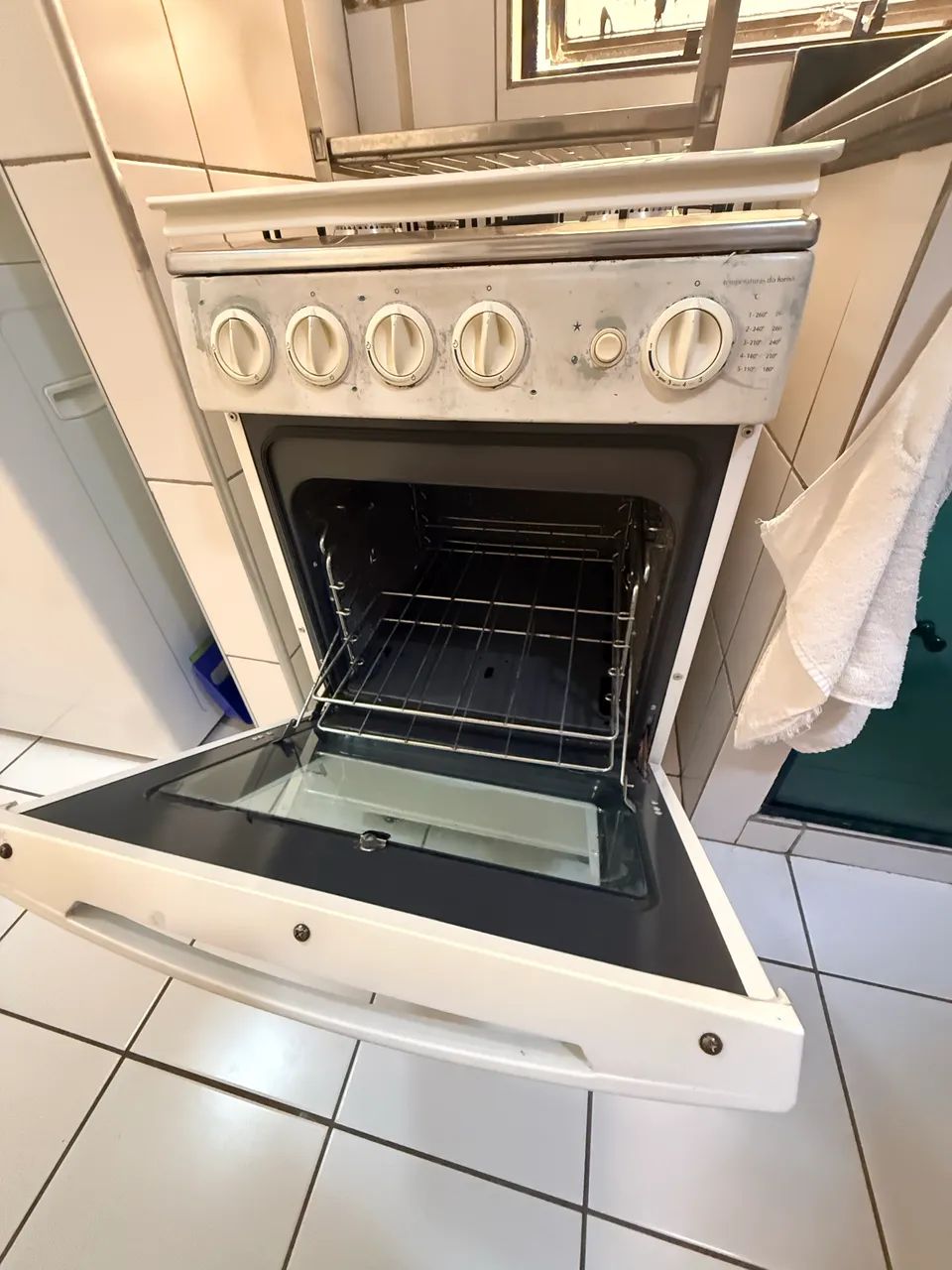 Fogão Brastemp DeVille 4 Bocas Branco - Acendimento Automático 