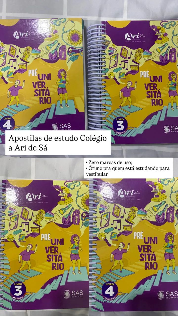 Apostilas Ari de Sá pré-vestibular