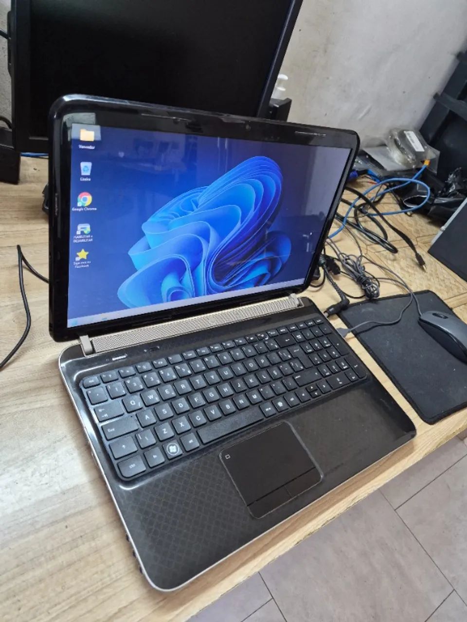 Notebook HP Am4 6 Gigas Memória HD 320 Gigas Tela 15.6 Polegadas Somos Loja - Foto 2