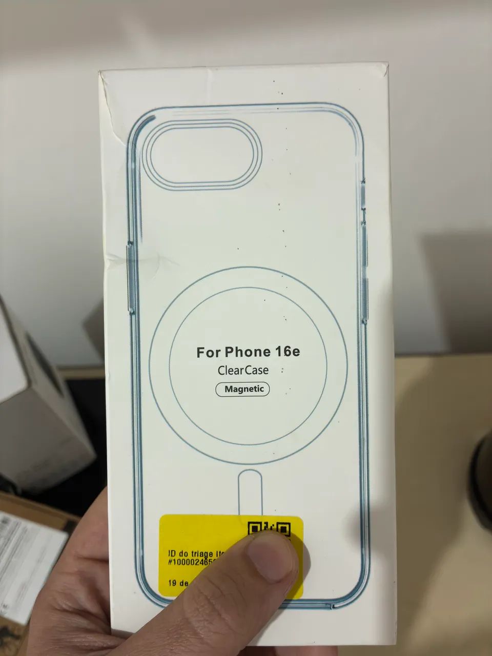 Capa Case Transparente Magnética MagSafe p/ iPhone 16e - Nova Lacrada - Foto 2