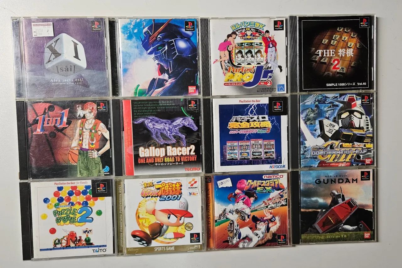 Jogos Ps1 Playstation one  original japonês seminovos - Foto 2