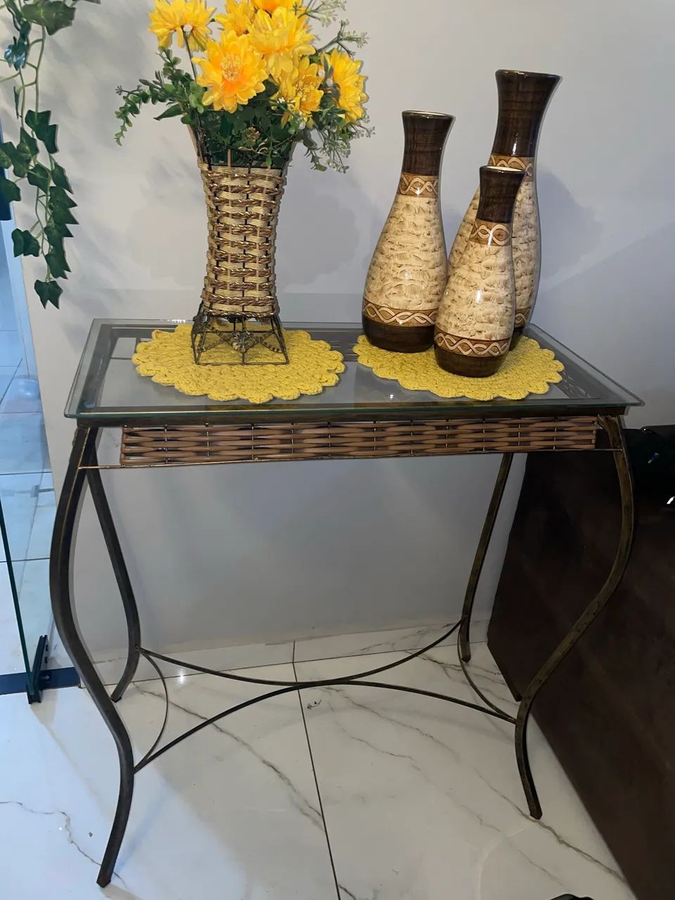 Mesa de decoração de vidro  - Foto 3