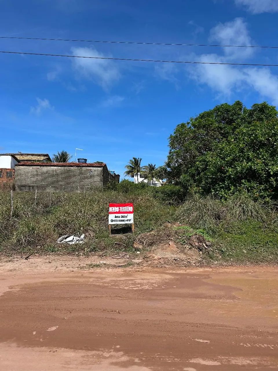 Terreno Praia de Campina-Rio Tinto PB