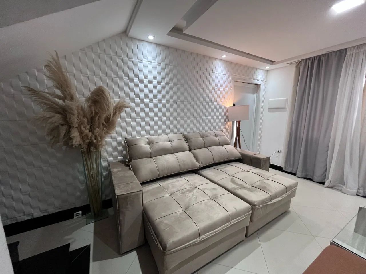 Lindo sofá retrátil e reclinável  - Foto 4