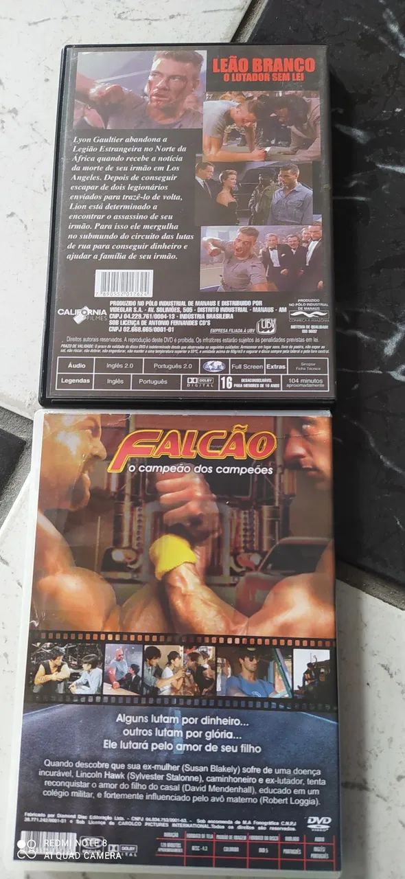 2 dvds clássicos Stallone e Vandame  - Foto 3