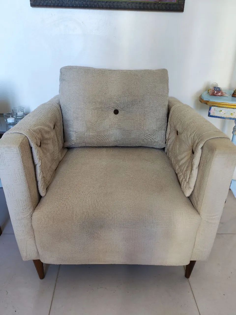 Poltrona Decorativa de Luxo para sala
