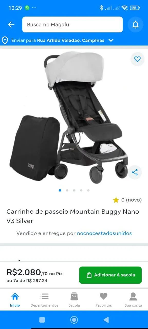 Carrinho passei mountain baby