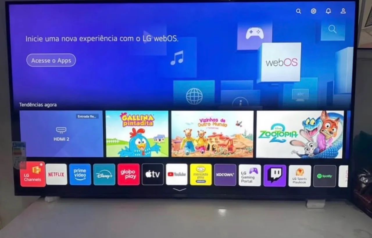 Smart tv 65? LG 4k inteligência artificial UHD Wi-Fi 
