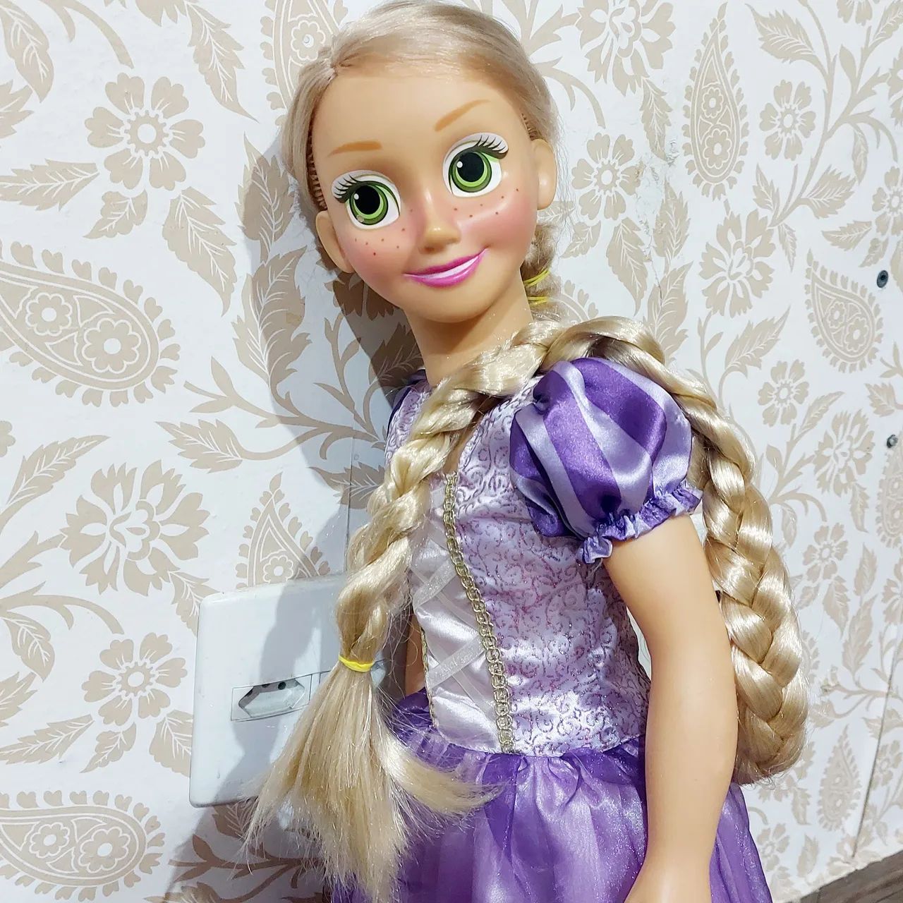Boneca Raponzel Disney Original 58cm